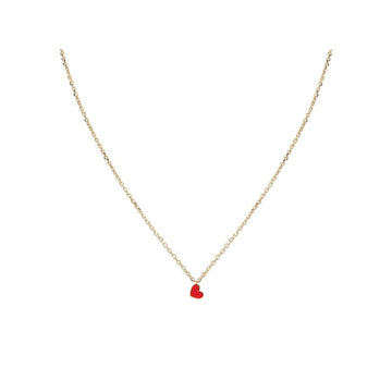 Italian 14kt Gold Heart Necklace
