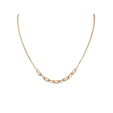 Italian 14kt Gold Link Necklace