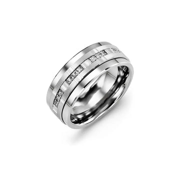 Trio Diamonds Wedding Band