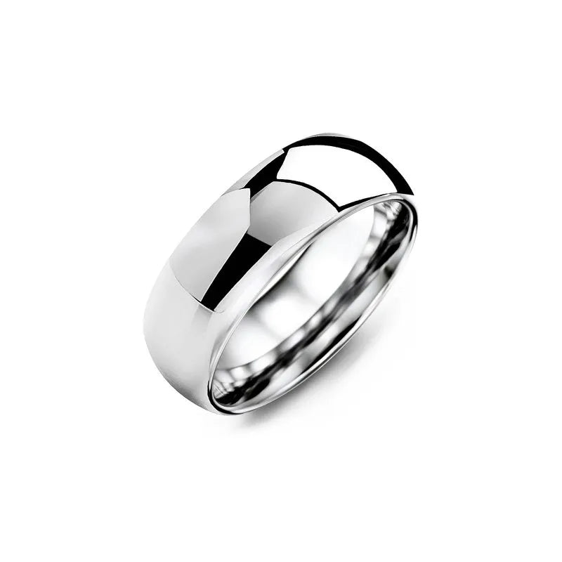 Wide Tungsten Wedding Band for Men