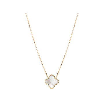 Italian 14kt Gold Mother of Pearl Necklace