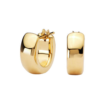 14kt Gold Huggie Hoop Earrings
