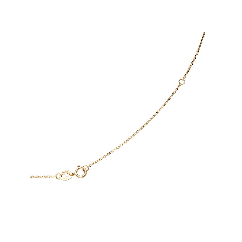Italian 14kt Gold Paperclip Necklace