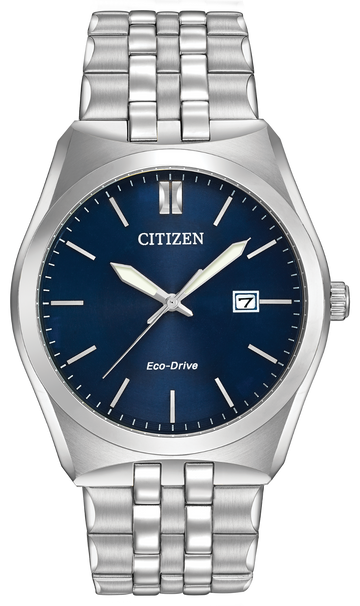Citizen Corso Watch Stainless Steel Blue Dial 40mm Eco-Drive