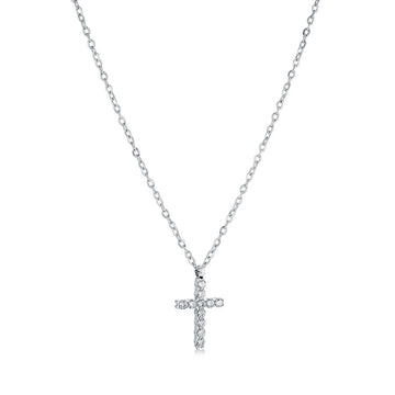 CZ Cross Pendant