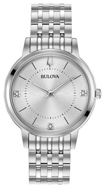 Bulova Classic Watch Silver Dial Stainless Steel 31mm Quartz