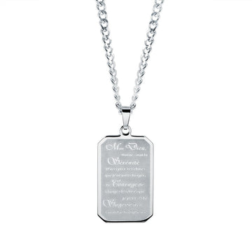Serenity Prayer Pendant - French