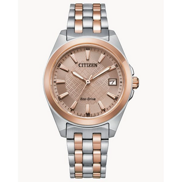 Citizen Corso Two-Tone Brown Dial 33mm Eco-Drive