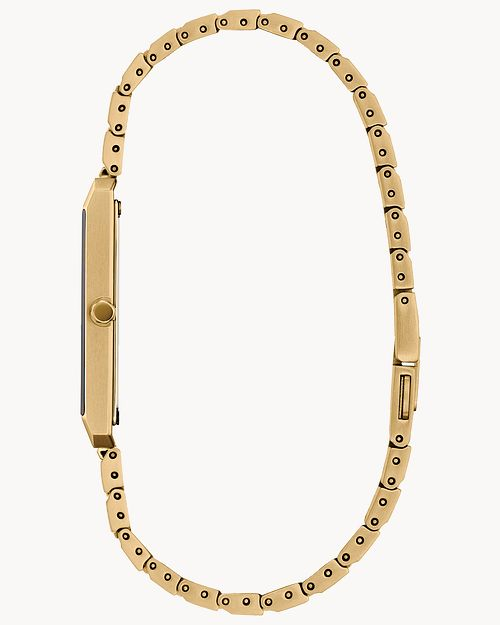 Citizen Stiletto Gold-Plated Stainless Steel Black Dial 28mm Eco-Drive