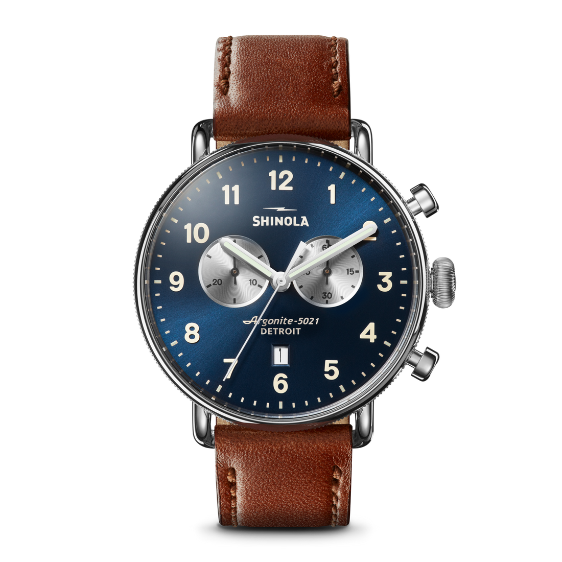Canfield Chronograph Watch - Midnight Blue