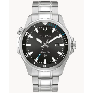 Bulova Marine Star Black Dial 43mm Quartz