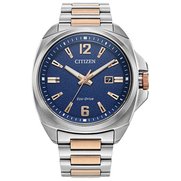 Citizen Endicott Two-Tone Blue Dial Eco-Drive