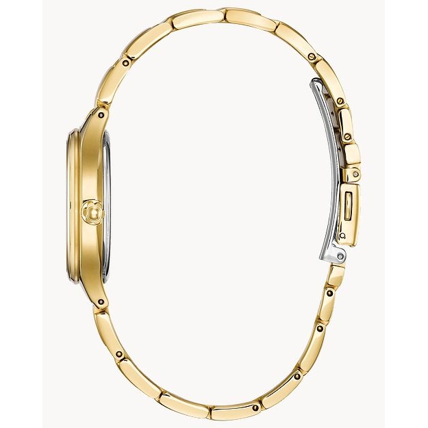 Citizen Corso Gold-Tone Steel Silver Dial Eco-Drive