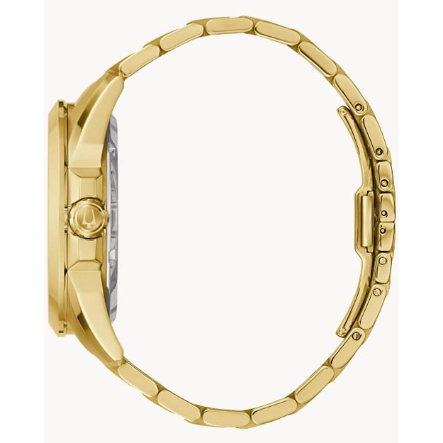 Bulova Sutton Classic Gold-Tone Steel 43mm Automatic