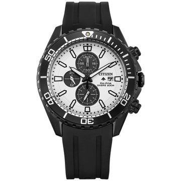 Citizen Promaster Black Steel Rubber Strap Eco-Drive