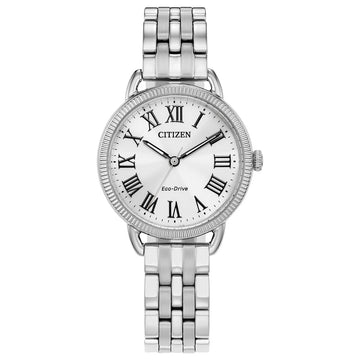 Citizen Classic Coin Edge Silver Dial 29mm Eco-Drive
