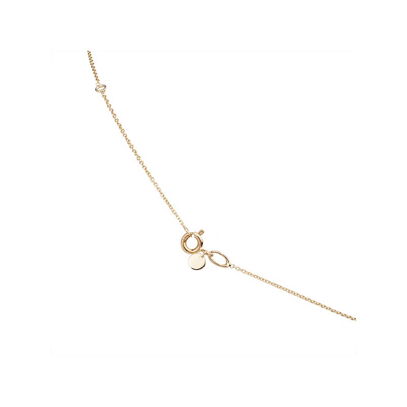 Italian 14kt Gold Bar Necklace