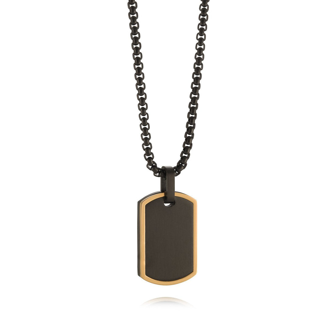 Edged Dog Tag Pendant