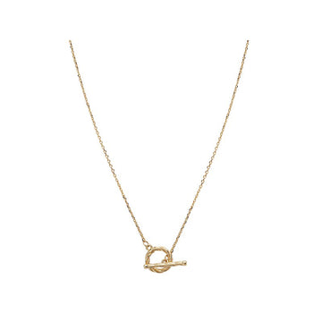 Italian 14kt Circle Necklace