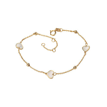 Italian 14kt Gold & Mother of Pearl Bracelet