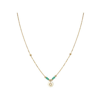 14kt Gold and Turquoise Italian Necklace