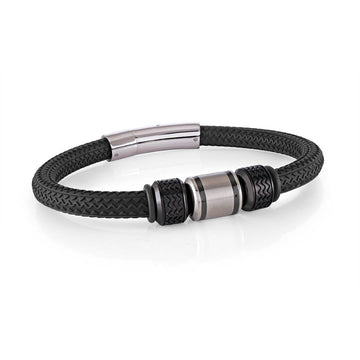 6mm Rubber & Beads Bracelet