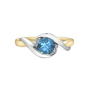 Blue Topaz Ladies Ring