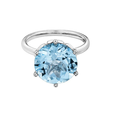 Sky Blue Topaz Ladies Ring