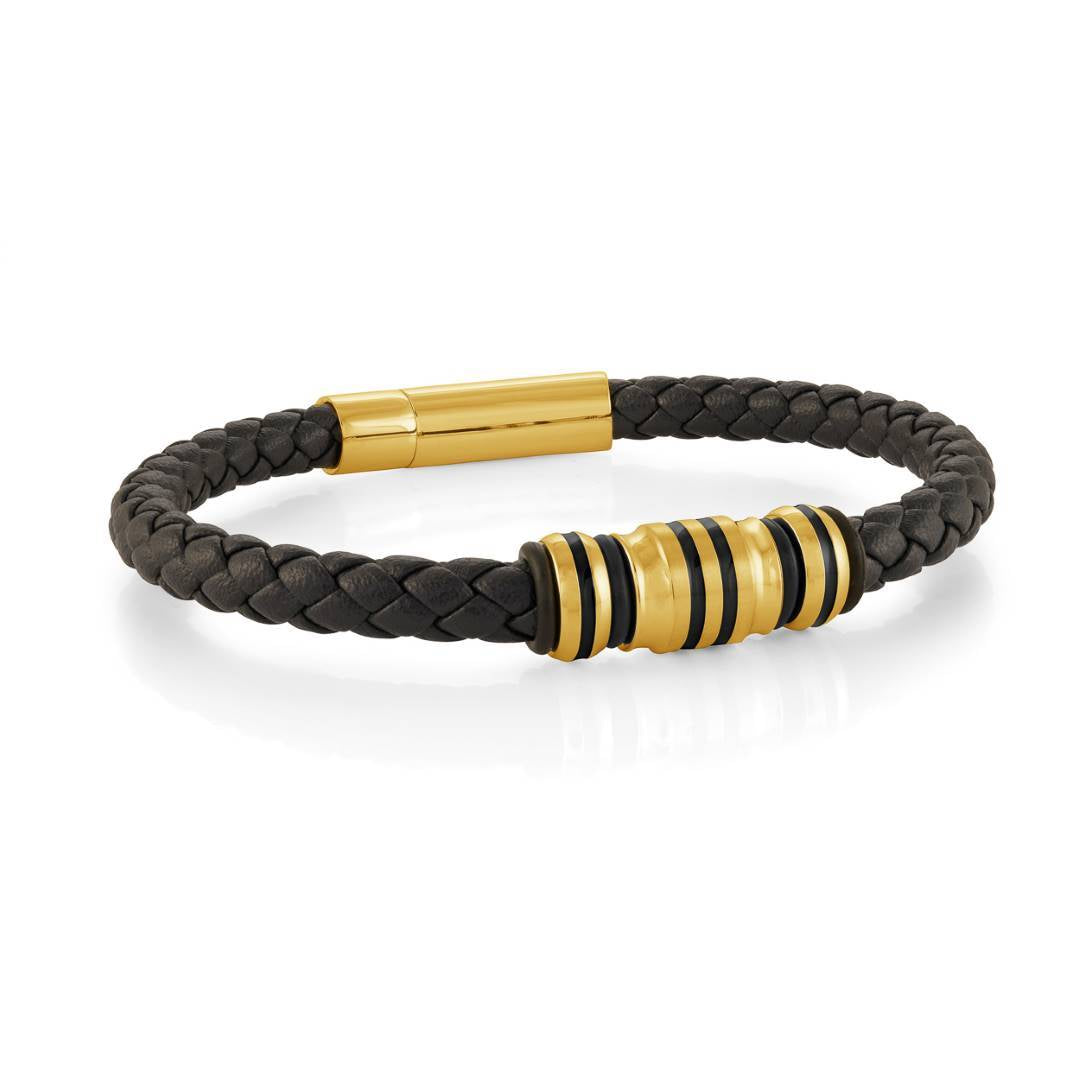 Gt Leather Bracelet