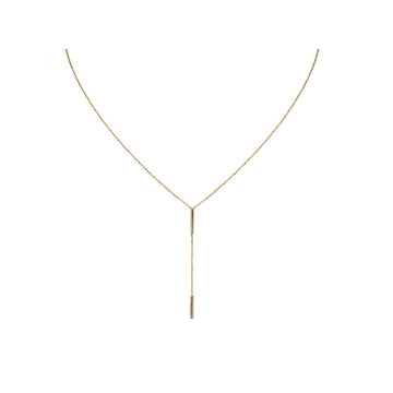 Italian 14kt Gold Y Necklace