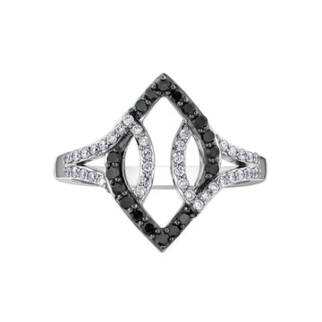 Enhanced Black Diamond Ladies Ring