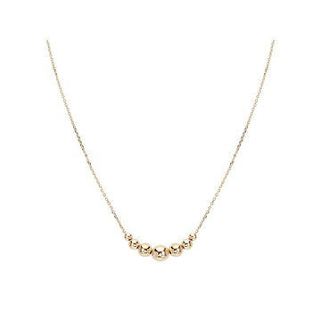 Italian 14kt Bead Necklace