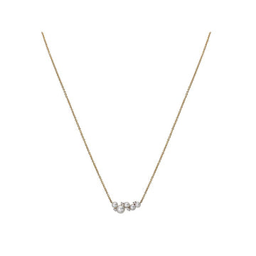 14kt Diamond and Pearl Necklace