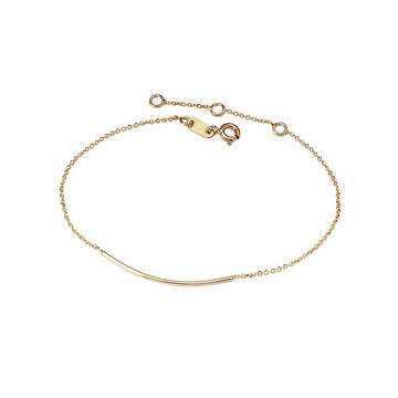 Italian 14kt Gold Bar Bracelet