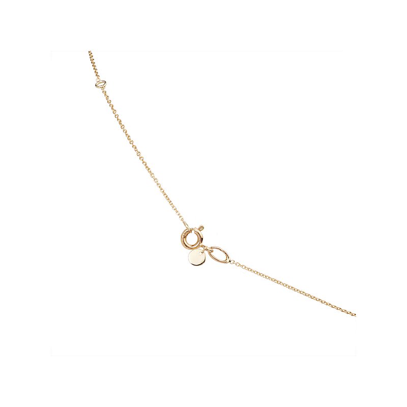 Italian 14kt Gold Triple Link Necklace