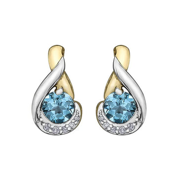 Blue Topaz Earrings