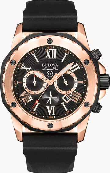 Bulova Performance Marine Star Mens Watch Stainless Steel