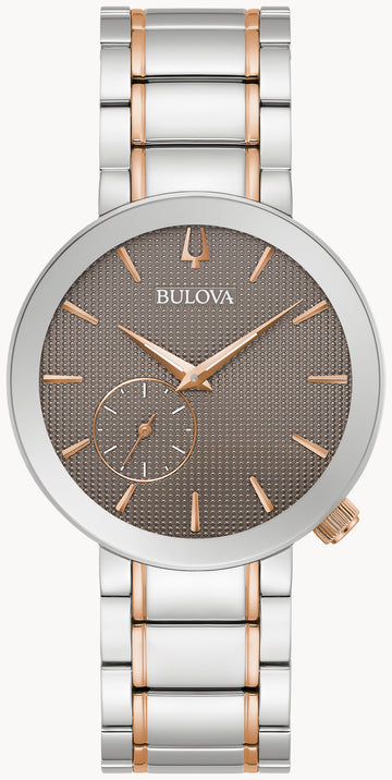 Bulova Latin Grammy Gray Dial Rose Gold-Tone Watch