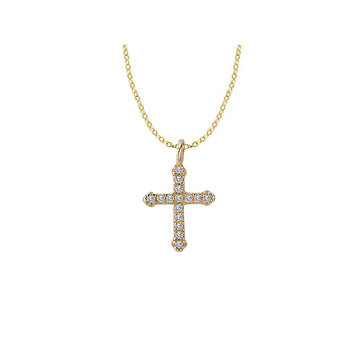 Diamond Cross Fashion Necklace