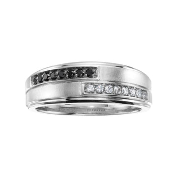 Enhanced Black Diamond Gents Ring