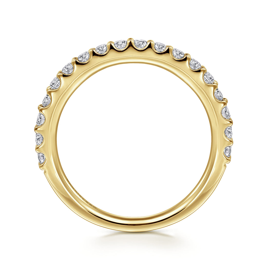 14K Yellow Gold Diamond Anniversary Band