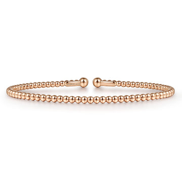 14K Rose Gold Bujukan Split Bangle