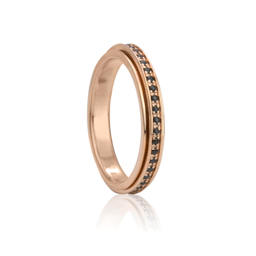 Eclipse RGV - 14 KT Rose Gold Meditation Ring