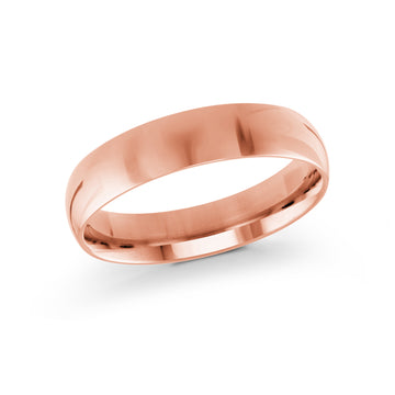 5mm 14k Rose Gold Wedding Band