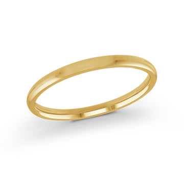 2mm 14k Yellow Gold Wedding Band