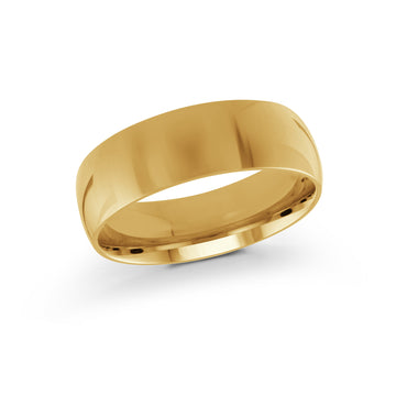 7mm 14k Yellow Gold Wedding Band
