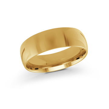 7mm 14k Yellow Gold Wedding Band