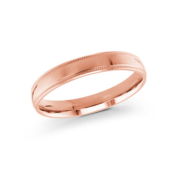 3mm 14k Rose Gold Wedding Band
