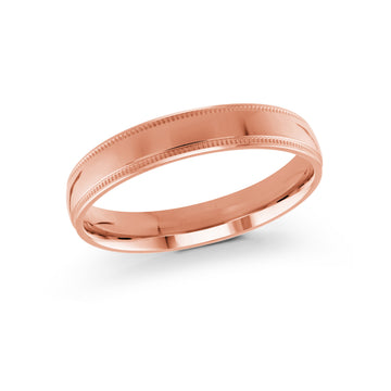 4mm 14k Rose Gold Wedding Band