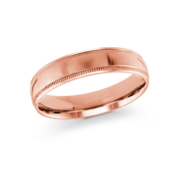5mm 14k Rose Gold Wedding Band